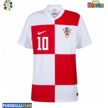 Kroatien Luka Modric #10 Heimtrikot EM 2024 Kurzarm